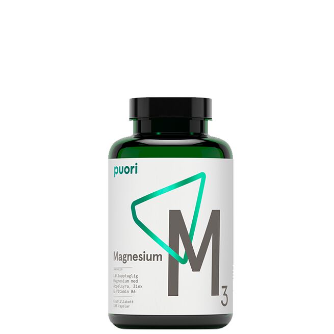 M3 Magnesium & Zink Vegan 180 kapslar Puori