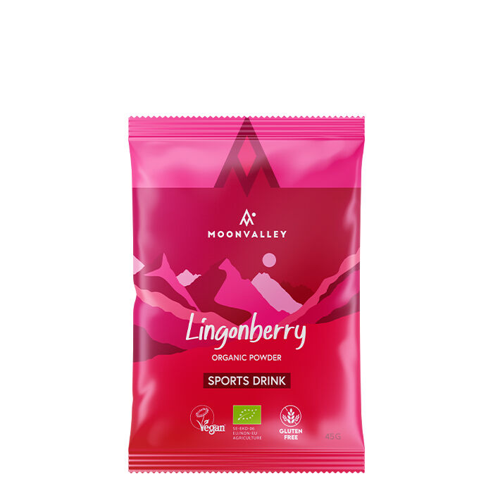 12x Organic Sports Drink 45 g Lingonberry