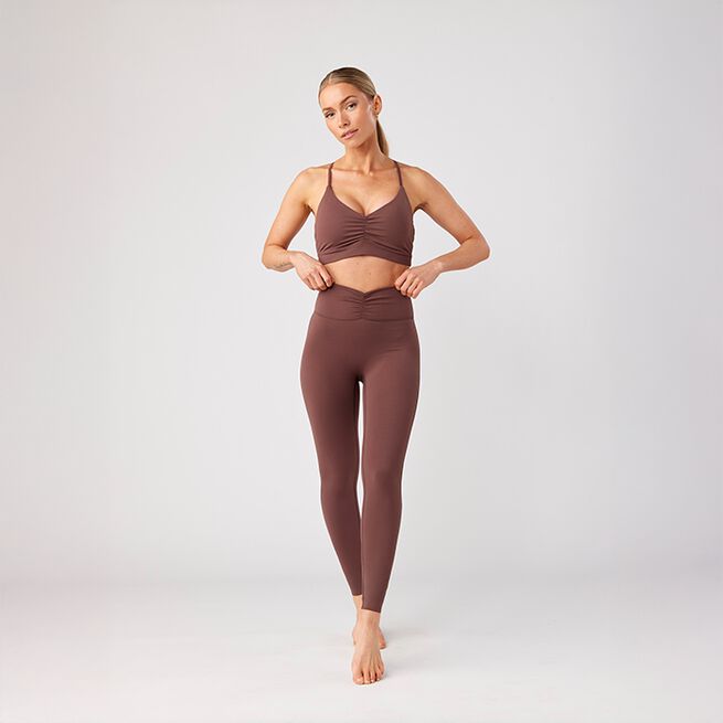 Ultimate Ruched Bra, Intense Rust, XS  Ultimate Sport-bh Rost