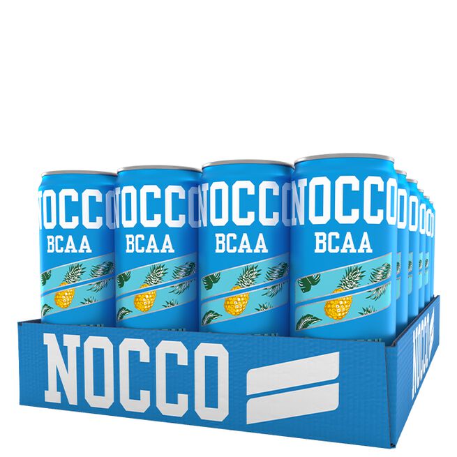 24 x NOCCO BCAA, 330 ml, Caribbean Flak 24 x NOCCO BCAA 330 ml Caribbean