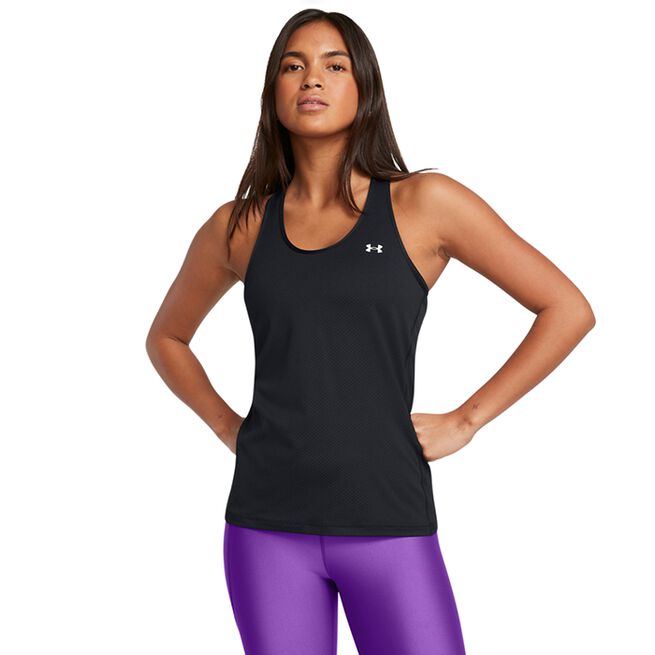 Tech Mesh Racer Tank, Black, L  Tech Mesh Racerback Linne Svart