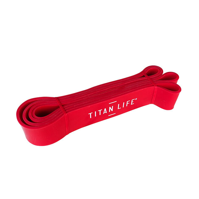TITAN LIFE Gym Power Band, Red, 200 x 4,4 x 0,45cm Gym Power Gummiband
