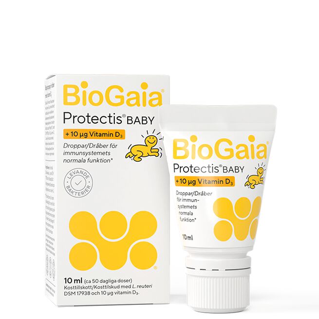 BioGaia Protectis Droppar Med D-vitamin 10 ml Protectis Droppar Med D-vitamin 10 ml
