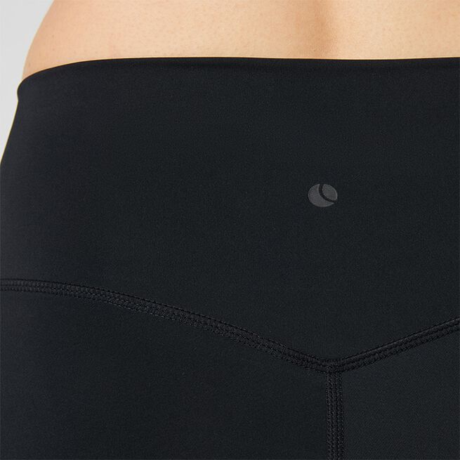 Borg Flare Tights, Black Beauty, L  Flare Tights Svart