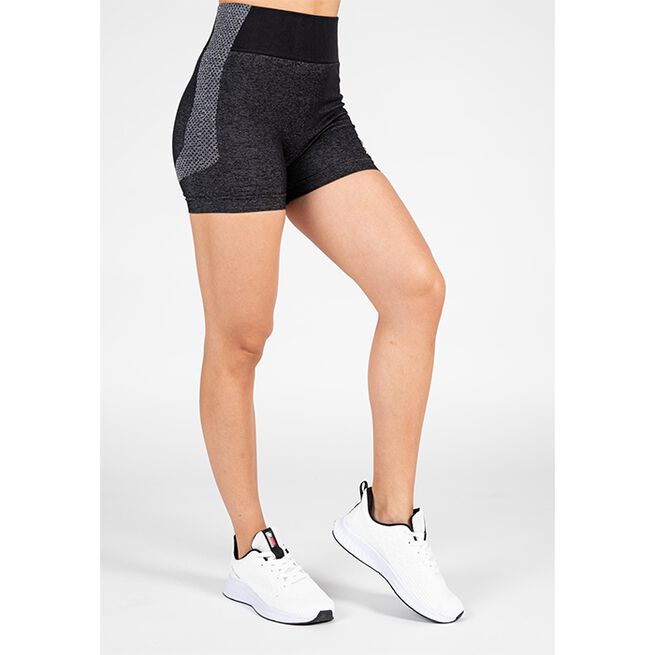 Selah Seamless Shorts, Black, XS/S  Selah Seamless Shorts, Black