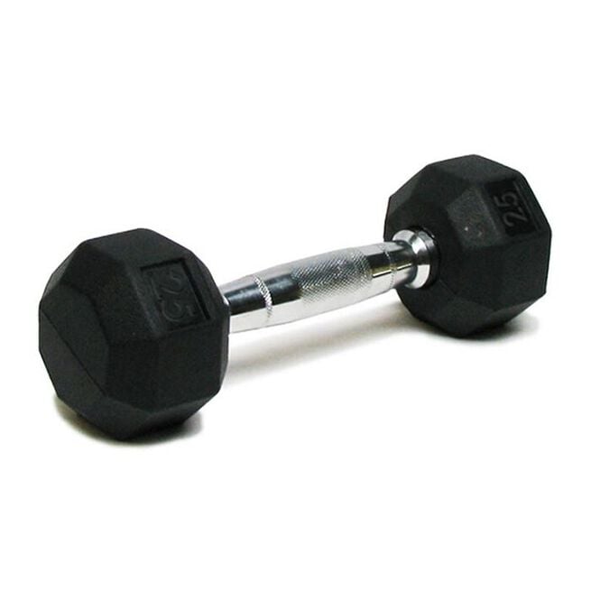 Deluxe Rubber Dumbbell 13,6 kg  Deluxe Gummi Hantel