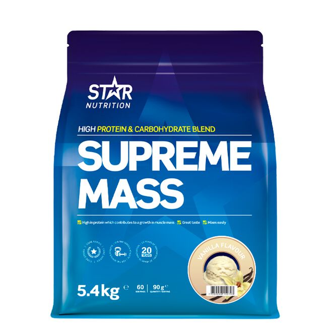 Star Nutrition Supreme Mass 5400g Supreme Mass Gainer 5400 g Vanilj