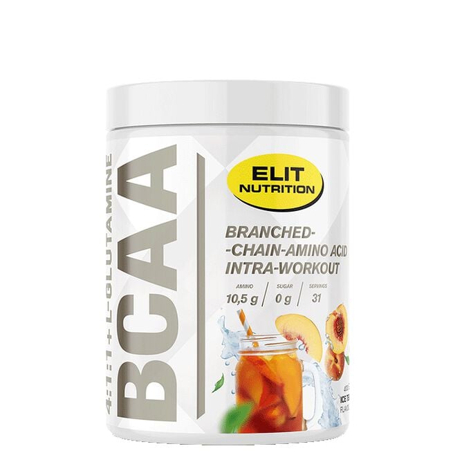 ELIT BCAA 4:1:1 + L-glutamine, 400 g, Ice tea ELIT BCAA 4:1:1 + L-glutamine, 400 g Ice Tea