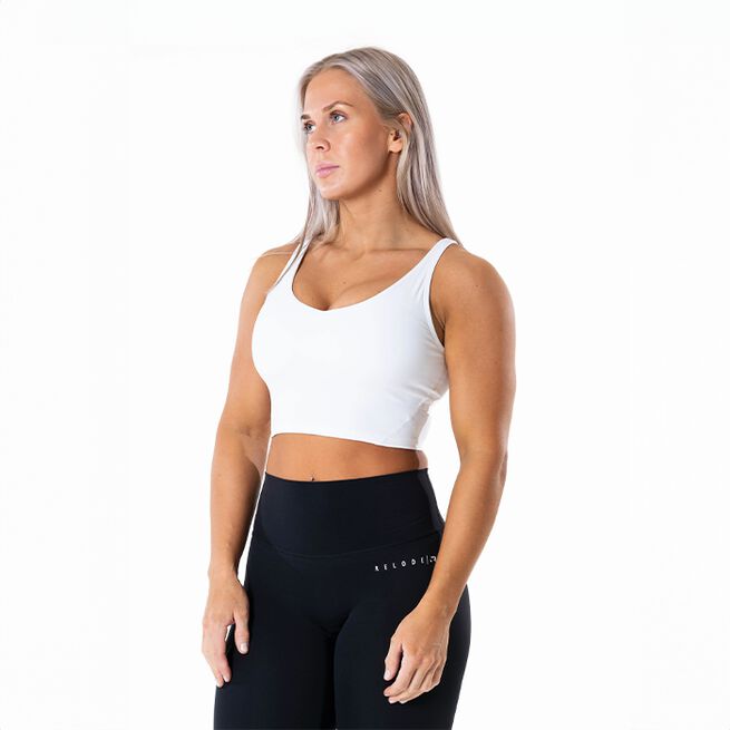 Relode Core V-Top, Vit, L Core V-ringat Linne Vit