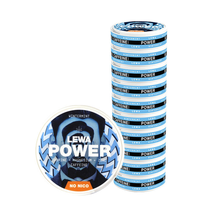 10 x LEWA Functional NoNico POWER Wintermint 10 x LEWA Functional Snus POWER Wintermint