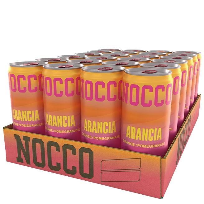 24 x NOCCO BCAA, 330 ml, Arancia Flak 24 x NOCCO BCAA 330 ml Arancia