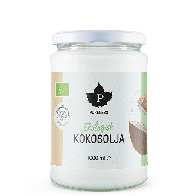Pureness Jungfru Kokosolja Eko 1000ml Jungfru kokosolja Eko 1000 ml