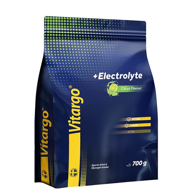 Vitargo Electrolyte, 700 g, Citrus Electrolyte Sportdryck pulver Citrus 700 g