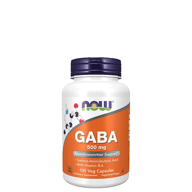 GABA 500 mg, 100 veg kapslar 