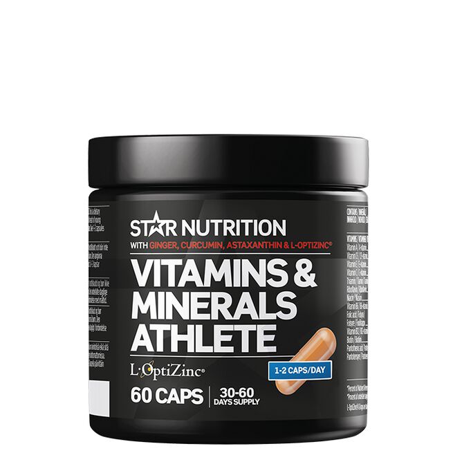 Star nutrition Vitamins & minerals athlete Ultimate Vitamins & Minerals Athlete 60 kapslar