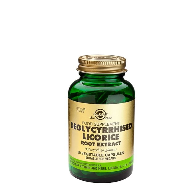 Deglycyrhised Licorice root extract 60 kapslar 