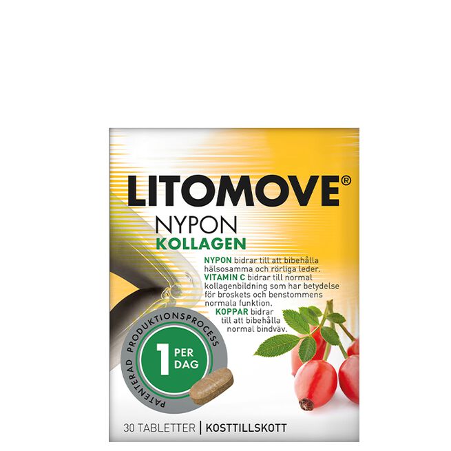 Litomove Kollagen, 30 tabletter Nypon Kollagen 30 tabletter