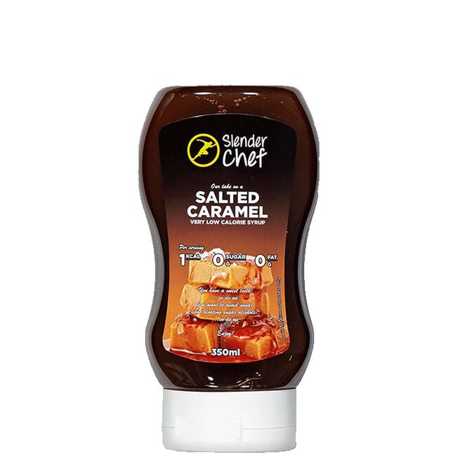 Salted Caramel Syrup, 350ml Kalorisnål Chokladsås 350 ml Salted Caramel