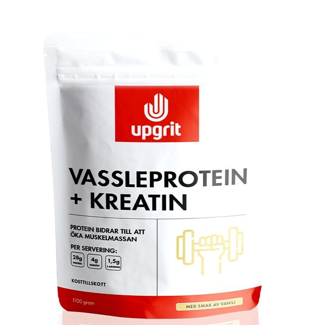 Vassleprotein + Kreatin Vanilj 1100 g Vassleprotein + Kreatin Vanilj 1100 g