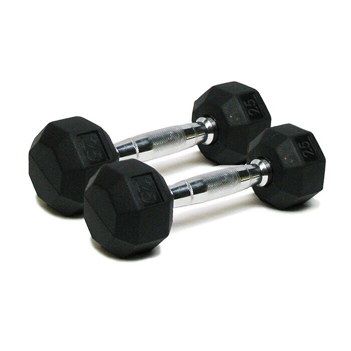 Bodymax deluxe rubber online dumbbell sets