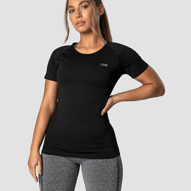 ICANIWILL Everyday Seamless T-shirt Black Everyday Seamless T-shirt, Black