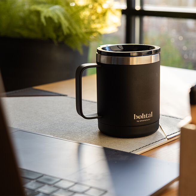 Bohtal Stainless steel Coffe Cup 350 ml, Black  Bohtal Stainless steel Coffe Cup 350 ml