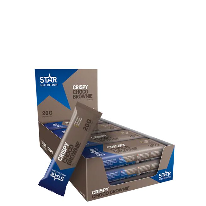 12 x Star Nutrition Protein Bar, 55g, Choco Brownie 12 x Proteinbar 55 g Choco Brownie