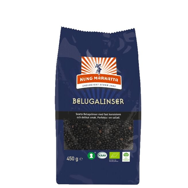 Belugalinser, 450 g Kung Markatta Belugalinser 450 g