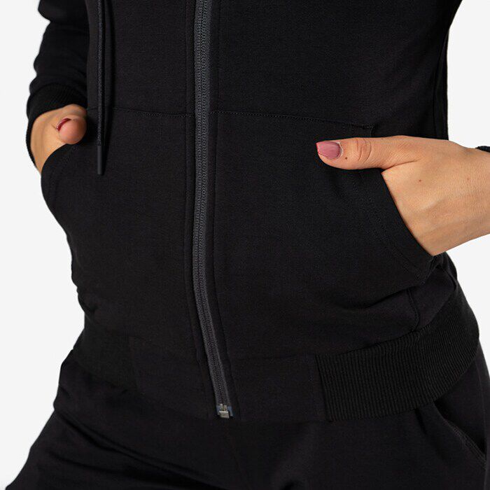 Activity Zip Hoodie, Black