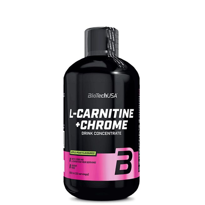 L-Carnitine, + Krom, 500 ml, Orange L-Carnitine +Chrome 500 ml Orange