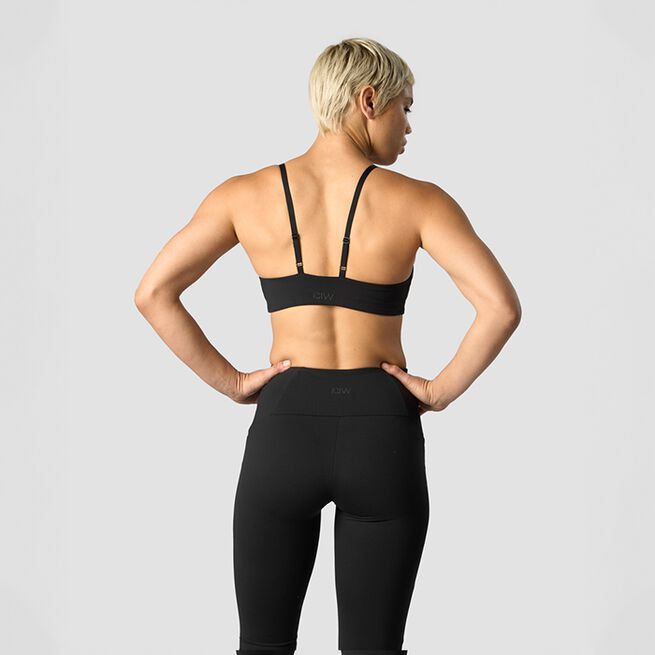 Nimble Adjustable Sports Bra, Black, L  Nimble Sport-bh Svart