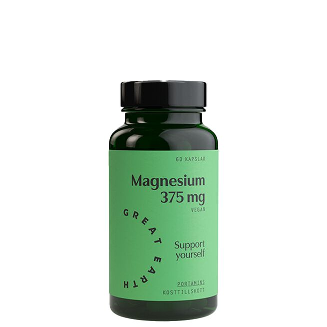 Great Earth Super Magnesium 375 mg, 60 kapslar
