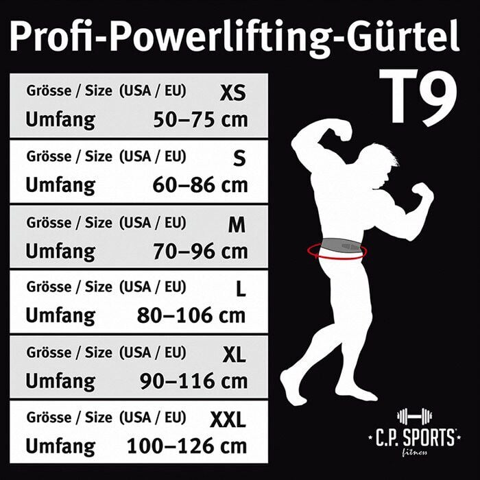 Powerlifting Lyftarb&auml;lte Snabbsp&auml;nne Svart