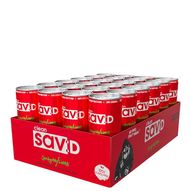 24 x Clean sav:D, 330 ml 24 st Clean sav:D Flak 330 ml Jordgubb/Lime