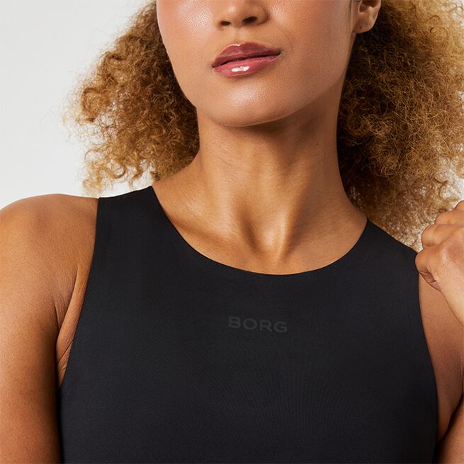 Borg 2 in 1 Tank Top, Black Beauty, L  Borg 2 in 1 Linne Svart
