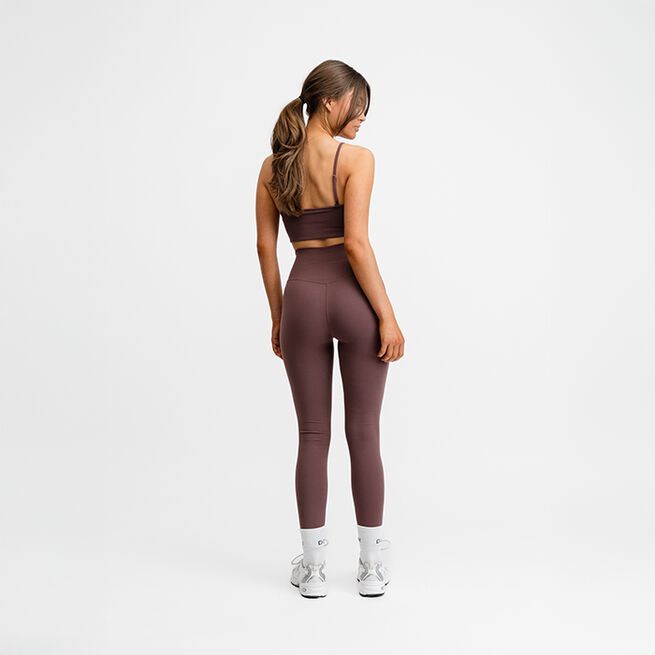 Butter Soft High Waist Tights, Dark Mauve, XS  Träningstights Ljuslila