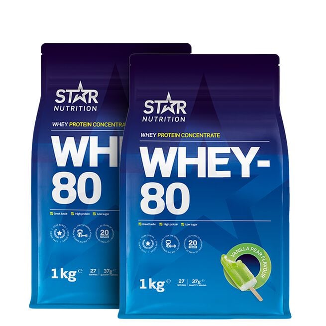 Star Nutrition Whey-80 proteinpulver