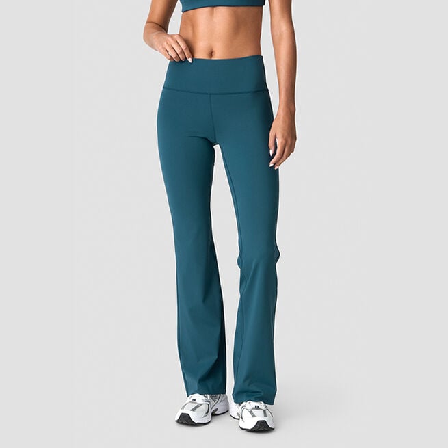 ICIW Nimble Flared Tights, Teal Nimble Flared Tights Blå