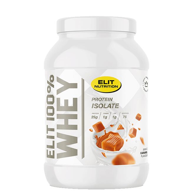 ELIT 100% Whey, 900 g, Caramel ELIT 100% Whey Vassleprotein 900 g Caramel