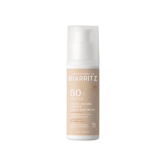 Tonad Solskyddskräm för Ansiktet ivory SPF50 50 ml Tonad Solskyddskräm för Ansiktet ivory SPF50 50 ml