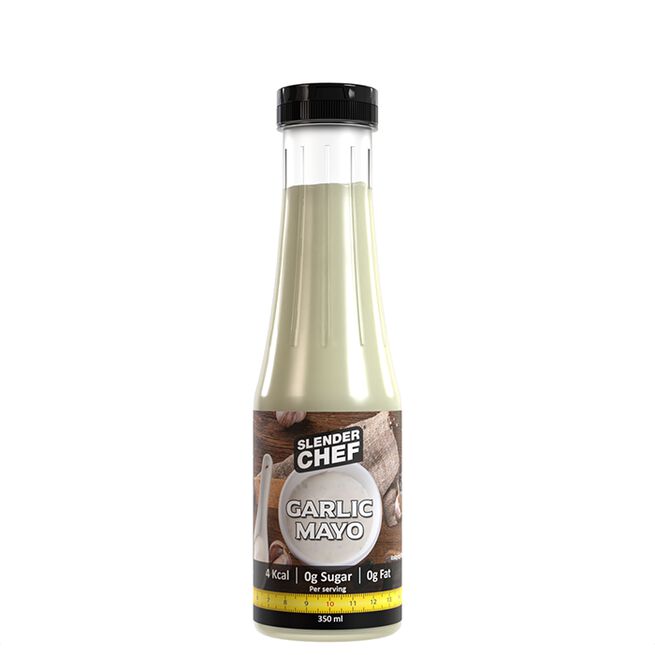 Garlic Mayo, 350ml Slender Chef Kalorisnål sås 350 ml Garlic Mayo