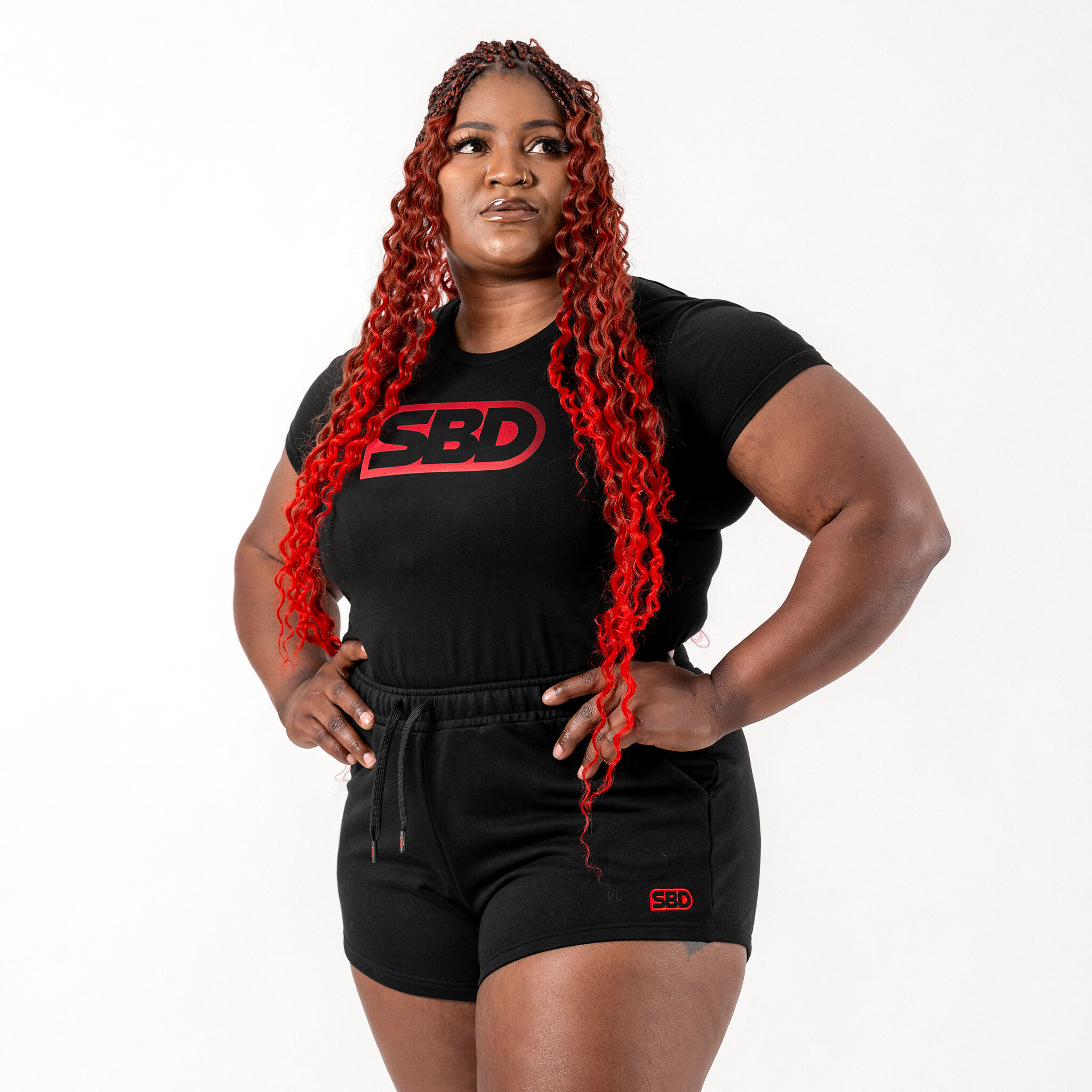 SBD Original Tr&auml;ningsshorts Dam Svart