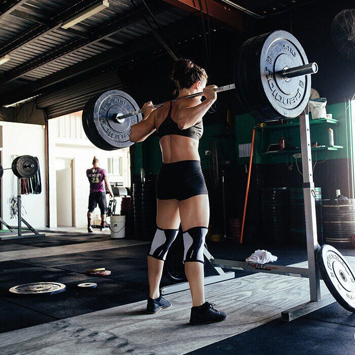 RX Kn&auml;skydd 5mm Vit/Svart