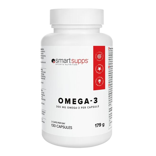 SmartSupps Omega-3, 130 kaps Omega-3 130 kapslar
