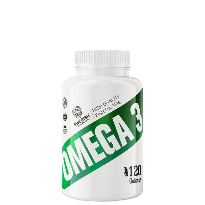 Swedish Supplements Omega 3, 120 gel caps Omega 3 120 Gel kapslar