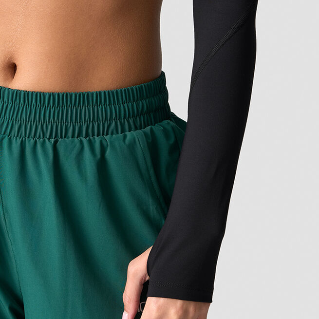 ICIW Contrast Cropped Long Sleeve, Black Contrast Träningströja Svart