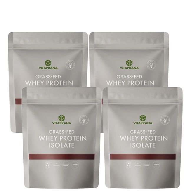 Mix&Match 4 x Vassleproteinisolat Grass-fed 750 g Mix&Match 4 x Vassleproteinisolat Grass-fed 750 g