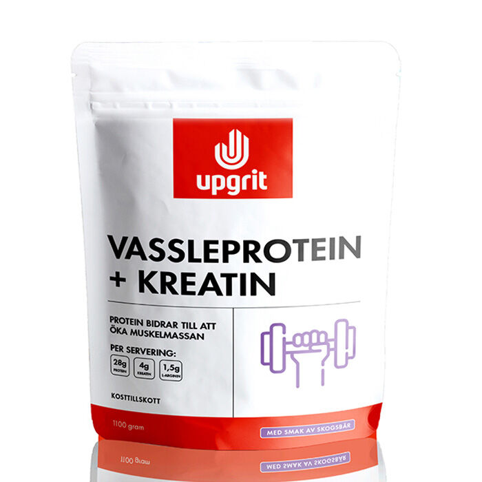 Vassleprotein + Kreatin Skogsb&auml;r 1100 g
