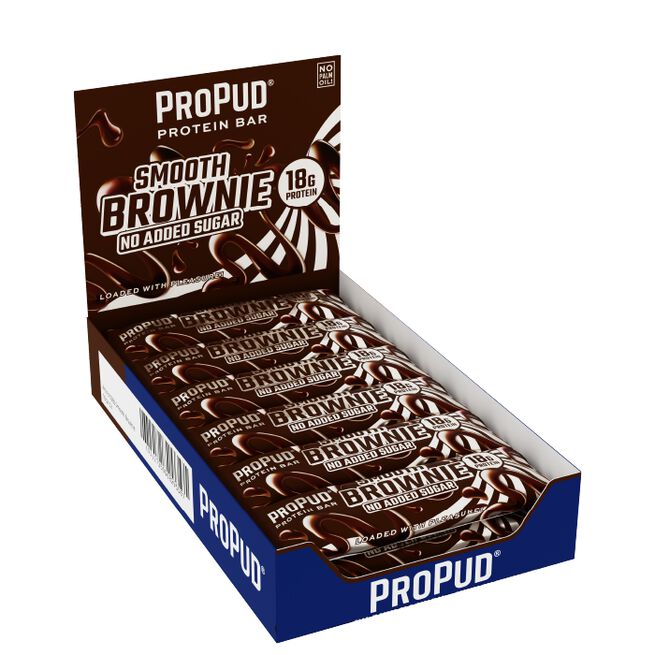 12 x ProPud Protein Bar, 55 g, Smooth Brownie 12 x Proteinbar 55 g Smooth Brownie