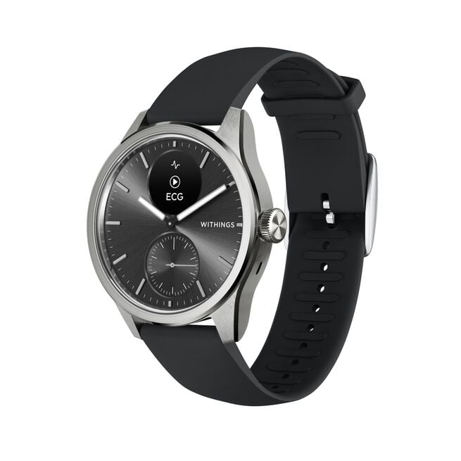 Withings Scanwatch 2, 42mm, Black Träningsklocka Scanwatch 2 42mm Black